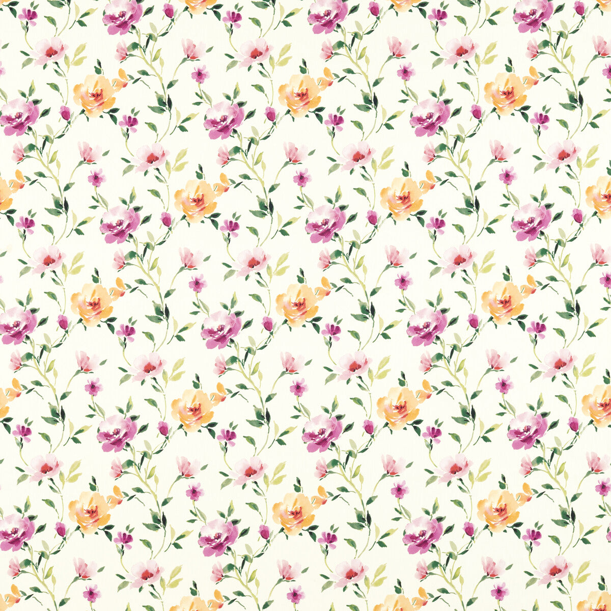 CLARKE AND CLARKE F1593/04.CAC.0 SERENA SUMMER Fabric - Eade's Wallpaper