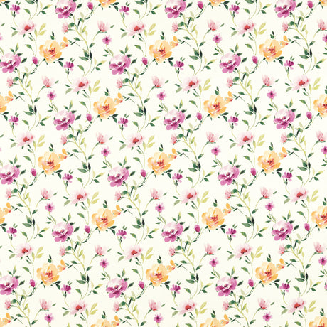 CLARKE AND CLARKE F1593/04.CAC.0 SERENA SUMMER Fabric - Eade's Wallpaper