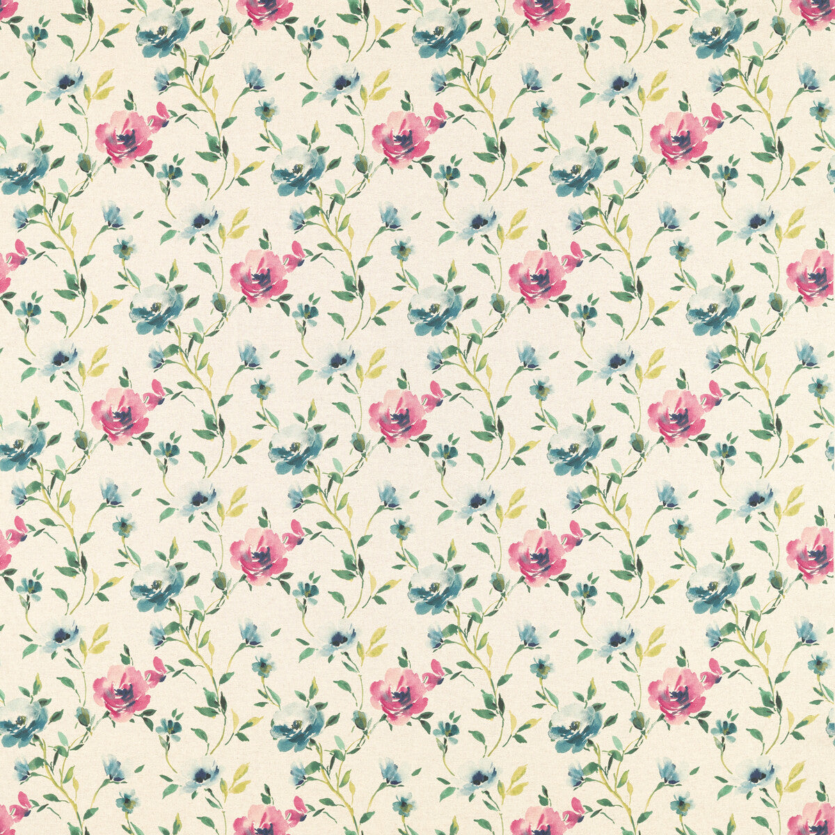 CLARKE AND CLARKE F1594/01.CAC.0 SERENA LINEN/FOREST LINEN Fabric - Eade's Wallpaper