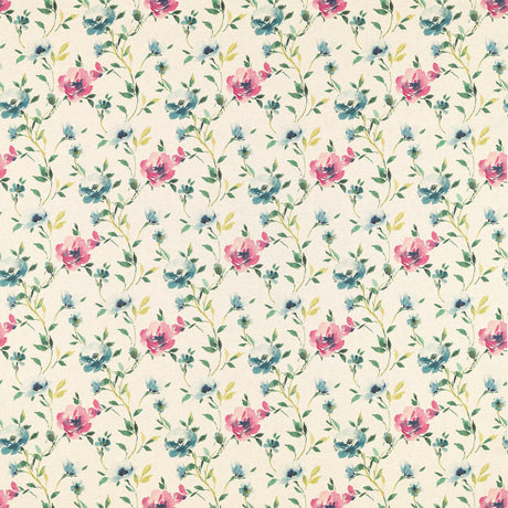 CLARKE AND CLARKE F1594/01.CAC.0 SERENA LINEN/FOREST LINEN Fabric - Eade's Wallpaper