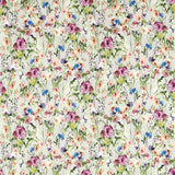 CLARKE AND CLARKE F1596/02.CAC.0 WILD MEADOW DAMSON Fabric - Eade's Wallpaper
