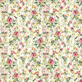 CLARKE AND CLARKE F1596/04.CAC.0 WILD MEADOW IVORY Fabric - Eade's Wallpaper