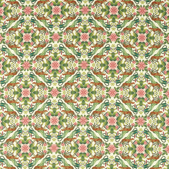 CLARKE AND CLARKE F1601/02.CAC.0 MENAGERIE IVORY Fabric - Eade's Wallpaper