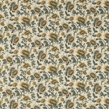CLARKE AND CLARKE F1604/01.CAC.0 TONQUIN LINEN/CHARTREUSE Fabric - Eade's Wallpaper