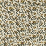 CLARKE AND CLARKE F1604/01.CAC.0 TONQUIN LINEN/CHARTREUSE Fabric - Eade's Wallpaper