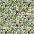 CLARKE AND CLARKE F1605/02.CAC.0 WATERLILY LINEN Fabric - Eade's Wallpaper