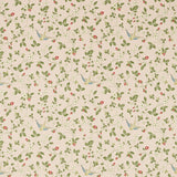 CLARKE AND CLARKE F1606/01.CAC.0 WILD STRAWBERRY BLUSH LINEN Fabric - Eade's Wallpaper