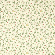CLARKE AND CLARKE F1606/03.CAC.0 WILD STRAWBERRY IVORY LINEN Fabric - Eade's Wallpaper