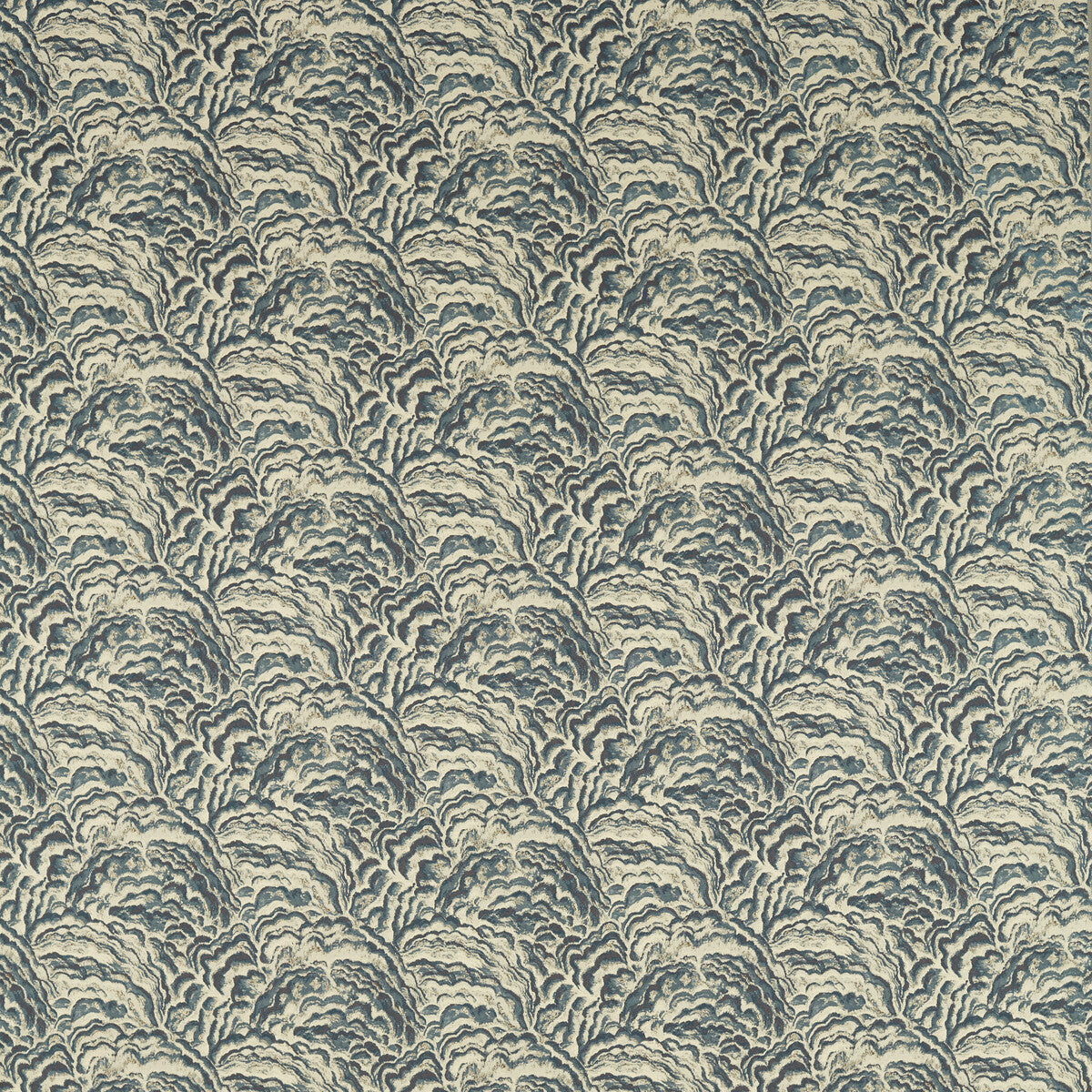 CLARKE AND CLARKE F1609/01.CAC.0 LUMINO KINGFISHER Fabric - Eade's Wallpaper