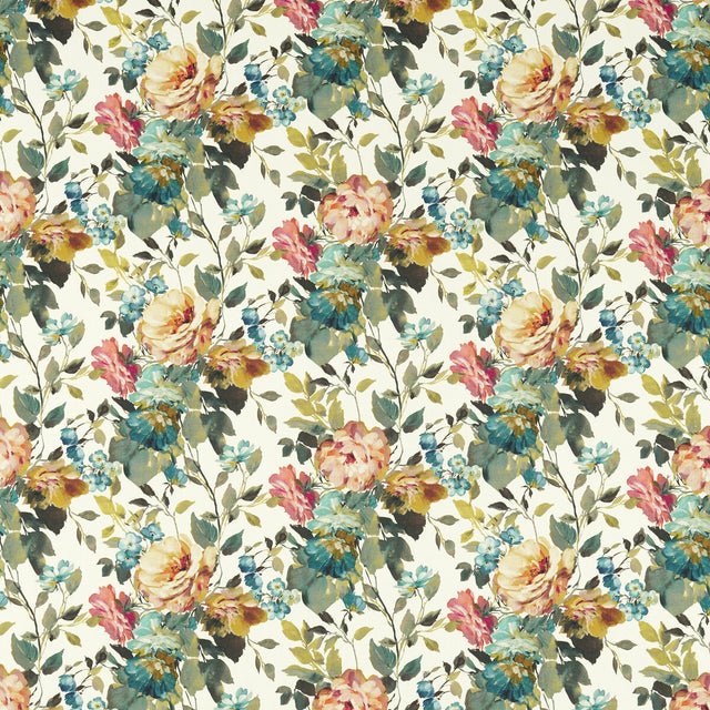 CLARKE AND CLARKE F1613/02.CAC.0 BLOOM ANTIQUE Fabric - Eade's Wallpaper