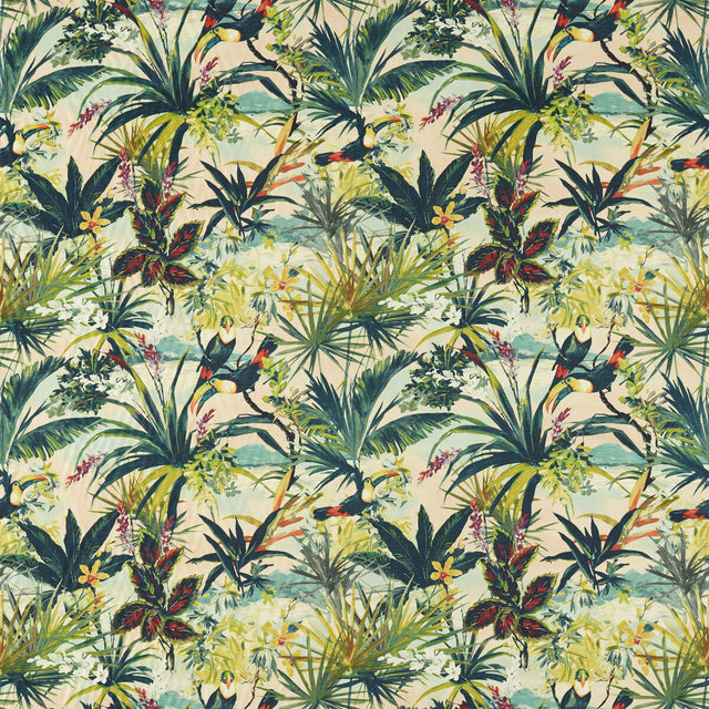 CLARKE AND CLARKE F1614/02.CAC.0 TOUCAN BLUSH Fabric - Eade's Wallpaper