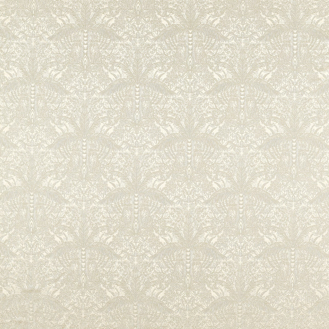 CLARKE AND CLARKE F1615/02.CAC.0 LEOPARDO CHAMPAGNE JACQUARD Fabric - Eade's Wallpaper