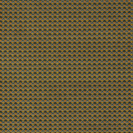 CLARKE AND CLARKE F1617/03.CAC.0 LYRA SPICE/FOREST Fabric - Eade's Wallpaper