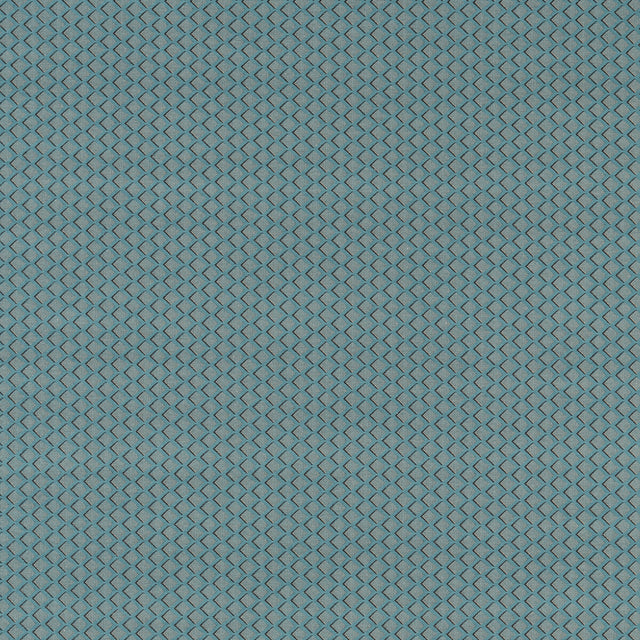 CLARKE AND CLARKE F1618/07.CAC.0 EQUATOR TEAL Fabric - Eade's Wallpaper
