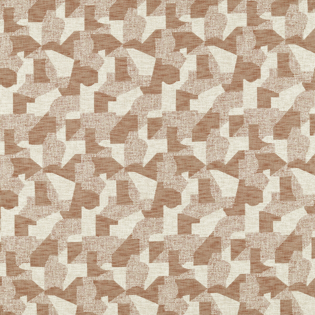 CLARKE AND CLARKE F1631/05.CAC.0 ESPEN RUST Fabric - Eade's Wallpaper