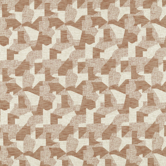 CLARKE AND CLARKE F1631/05.CAC.0 ESPEN RUST Fabric - Eade's Wallpaper