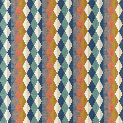 CLARKE AND CLARKE F1637/03.CAC.0 DENVER MULTI Fabric - Eade's Wallpaper