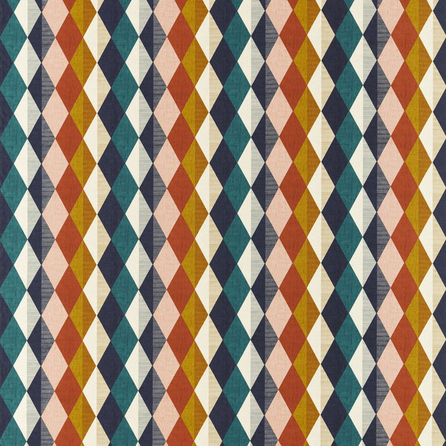 CLARKE AND CLARKE F1637/04.CAC.0 DENVER RETRO Fabric - Eade's Wallpaper