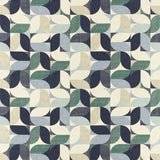 CLARKE AND CLARKE F1640/01.CAC.0 RENO MINERAL/NAVY Fabric - Eade's Wallpaper