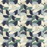 CLARKE AND CLARKE F1640/01.CAC.0 RENO MINERAL/NAVY Fabric - Eade's Wallpaper