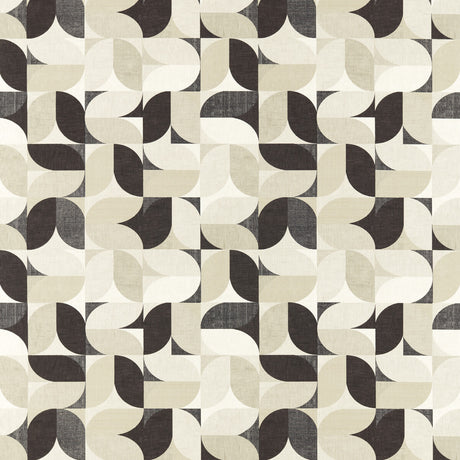 CLARKE AND CLARKE F1640/02.CAC.0 RENO MONOCHROME Fabric - Eade's Wallpaper