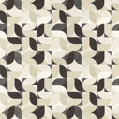 CLARKE AND CLARKE F1640/02.CAC.0 RENO MONOCHROME Fabric - Eade's Wallpaper