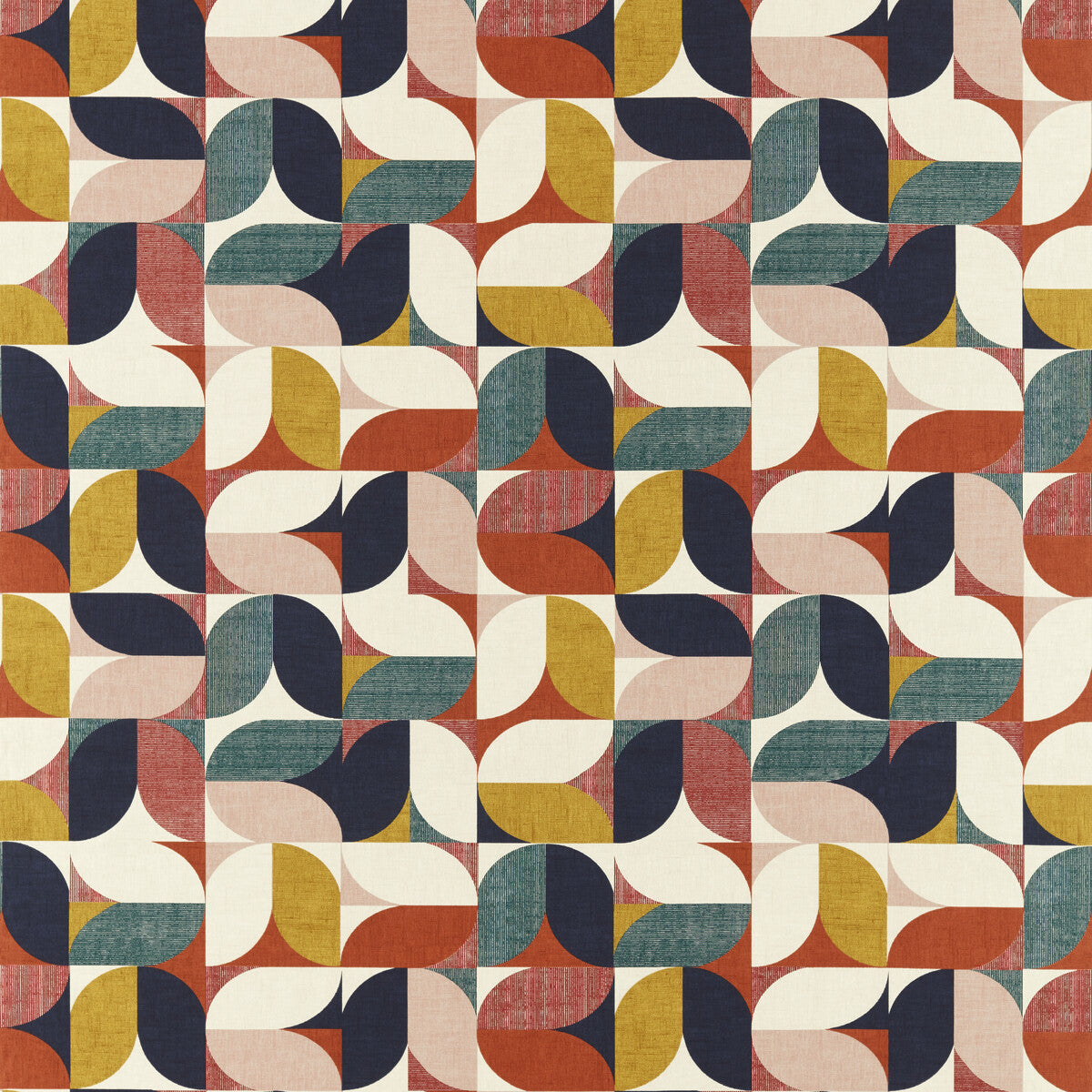 CLARKE AND CLARKE F1640/04.CAC.0 RENO RETRO Fabric - Eade's Wallpaper