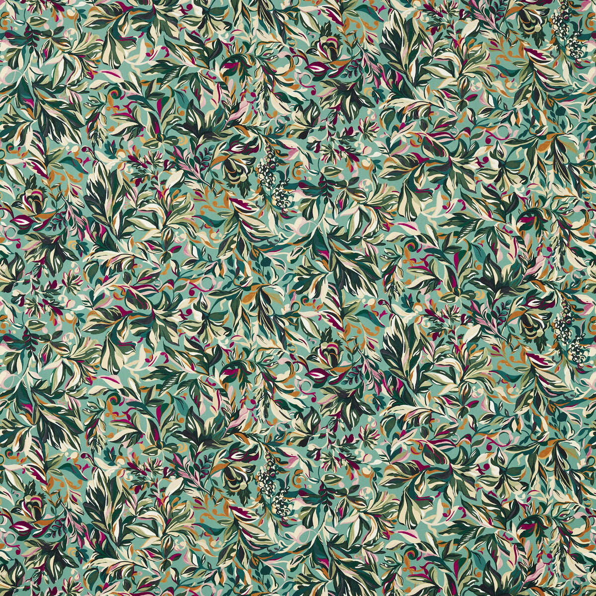 CLARKE AND CLARKE F1644/01.CAC.0 ASHBROOK VELVET EAU DE NIL Fabric - Eade's Wallpaper