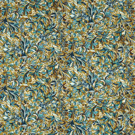CLARKE AND CLARKE F1644/04.CAC.0 ASHBROOK VELVET OCHRE Fabric - Eade's Wallpaper