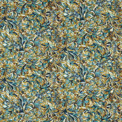 CLARKE AND CLARKE F1644/04.CAC.0 ASHBROOK VELVET OCHRE Fabric - Eade's Wallpaper