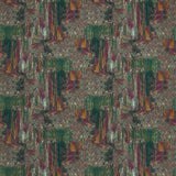 CLARKE AND CLARKE F1649/01.CAC.0 HILLCREST VELVET FOREST/RASPBERRY Fabric - Eade's Wallpaper
