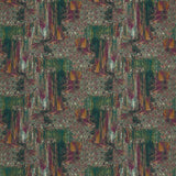 CLARKE AND CLARKE F1649/01.CAC.0 HILLCREST VELVET FOREST/RASPBERRY Fabric - Eade's Wallpaper