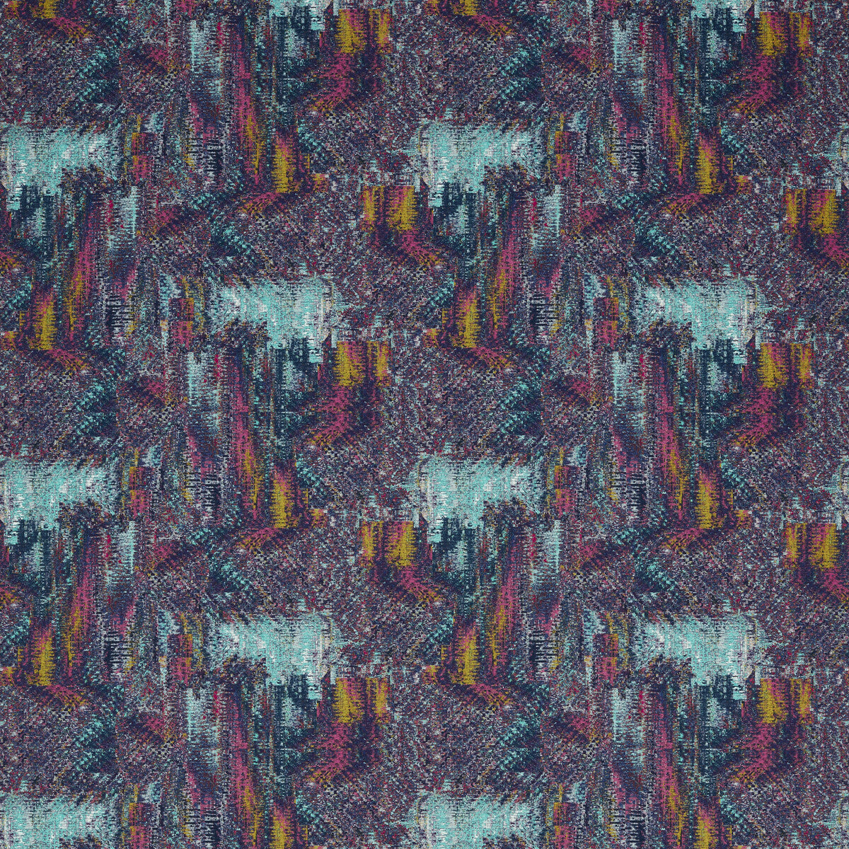 CLARKE AND CLARKE F1649/03.CAC.0 HILLCREST VELVET MULTI Fabric - Eade's Wallpaper