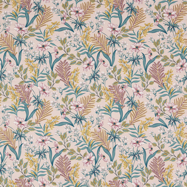 CLARKE AND CLARKE F1650/01.CAC.0 HAZELBURY BLUSH Fabric - Eade's Wallpaper