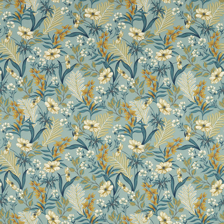 CLARKE AND CLARKE F1650/02.CAC.0 HAZELBURY MINERAL Fabric - Eade's Wallpaper