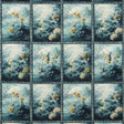 CLARKE AND CLARKE F1651/01.CAC.0 ARTUS DENIM OCHRE Fabric - Eade's Wallpaper