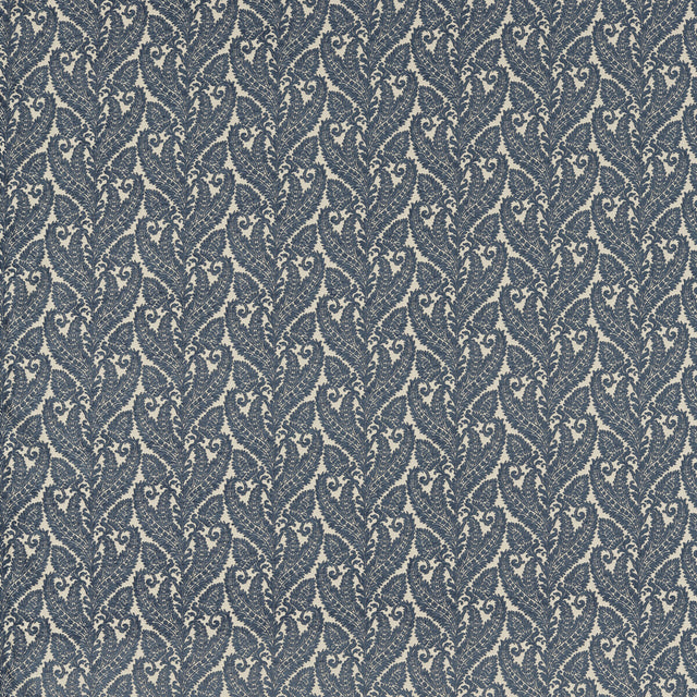 CLARKE AND CLARKE F1659/01.CAC.0 REGALE DENIM Fabric - Eade's Wallpaper