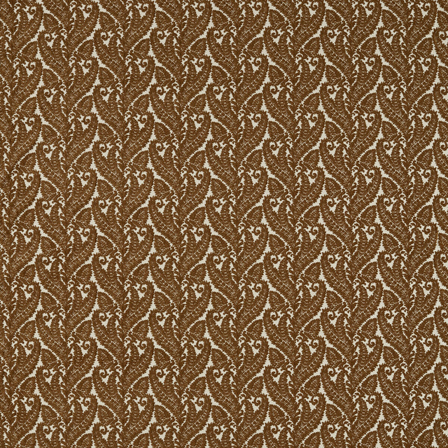 CLARKE AND CLARKE F1659/03.CAC.0 REGALE RUSSET Fabric - Eade's Wallpaper