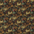CLARKE AND CLARKE F1661/02.CAC.0 SUNFOREST RUSSET VELVET Fabric - Eade's Wallpaper