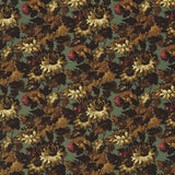 CLARKE AND CLARKE F1661/02.CAC.0 SUNFOREST RUSSET VELVET Fabric - Eade's Wallpaper