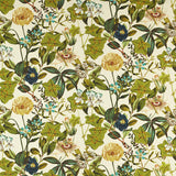 CLARKE AND CLARKE F1672/01.CAC.0 PASSIFLORAOUTDOOR DENIM Fabric - Eade's Wallpaper