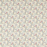 CLARKE AND CLARKE F1677/01.CAC.0 GOLDEN LILY DOVE/PLUM Fabric - Eade's Wallpaper