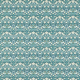 CLARKE AND CLARKE F1678/01.CAC.0 STRAWBERRY THIEF TEAL Fabric - Eade's Wallpaper