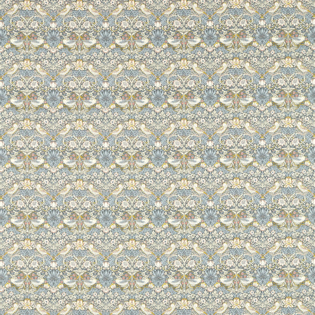 CLARKE AND CLARKE F1678/02.CAC.0 STRAWBERRY THIEF SLATE Fabric - Eade's Wallpaper