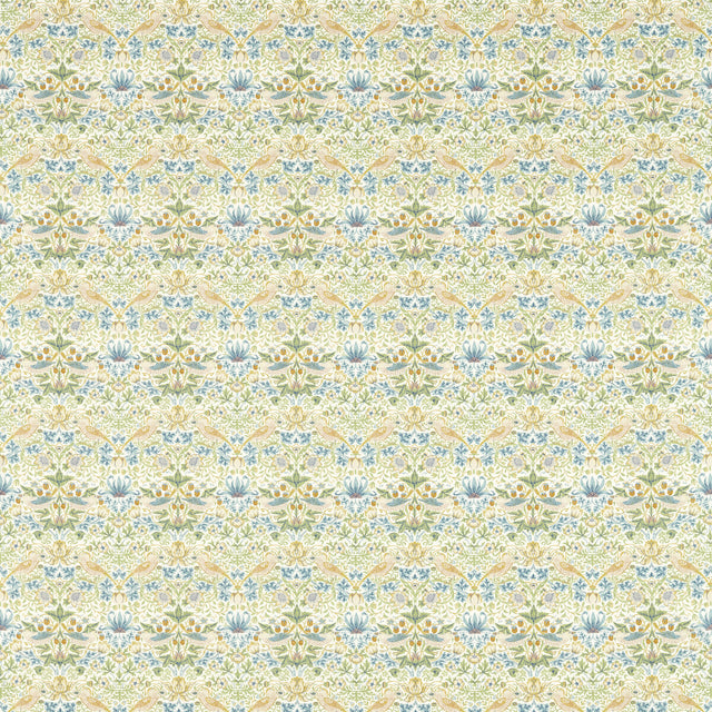 CLARKE AND CLARKE F1678/05.CAC.0 STRAWBERRY THIEF APPLE Fabric - Eade's Wallpaper