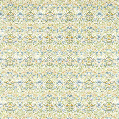 CLARKE AND CLARKE F1678/05.CAC.0 STRAWBERRY THIEF APPLE Fabric - Eade's Wallpaper