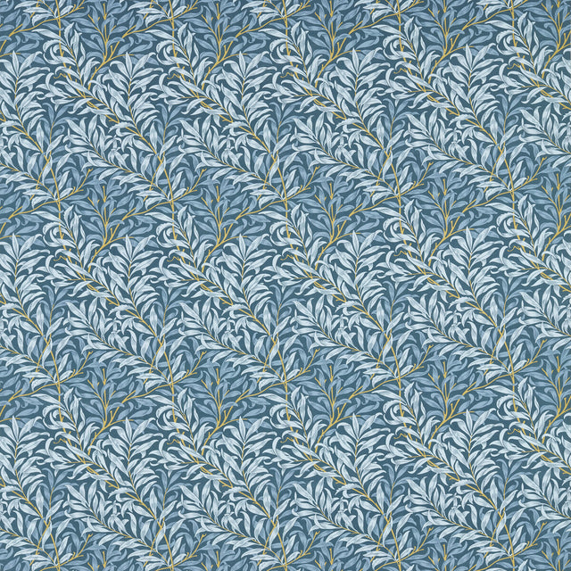 CLARKE AND CLARKE F1679/01.CAC.0 WILLOW BOUGHS DENIM Fabric - Eade's Wallpaper
