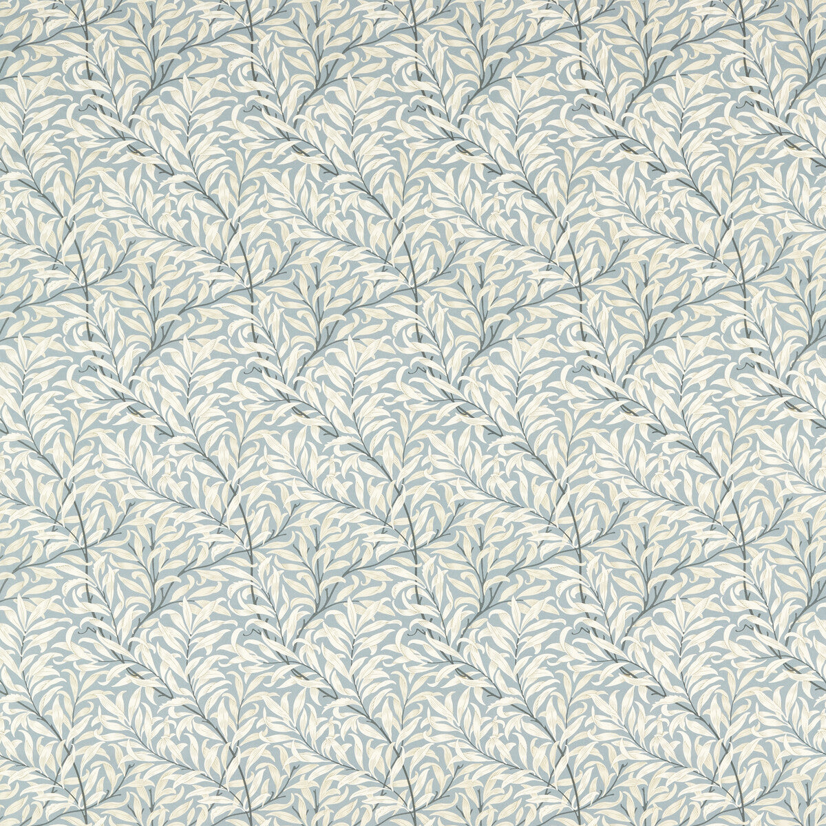 CLARKE AND CLARKE F1679/03.CAC.0 WILLOW BOUGHS DOVE Fabric - Eade's Wallpaper