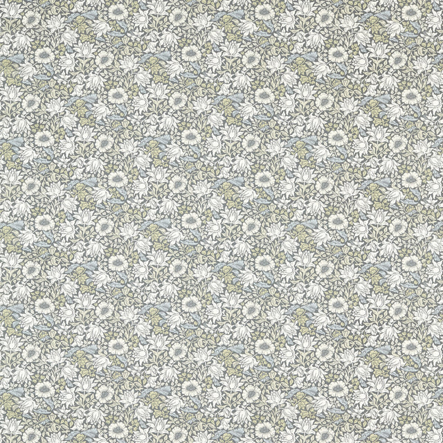 CLARKE AND CLARKE F1680/01.CAC.0 MALLOW SLATE/DOVE Fabric - Eade's Wallpaper