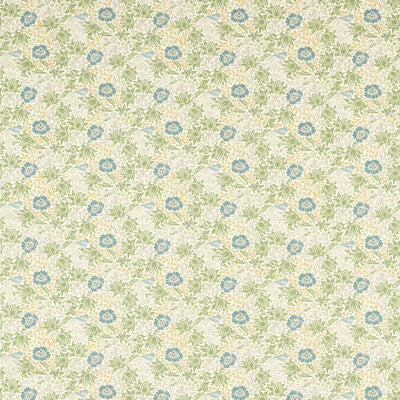 CLARKE AND CLARKE F1680/02.CAC.0 MALLOW APPLE/LINEN Fabric - Eade's Wallpaper